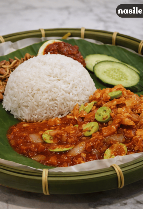 nasi lemak sambal petai
